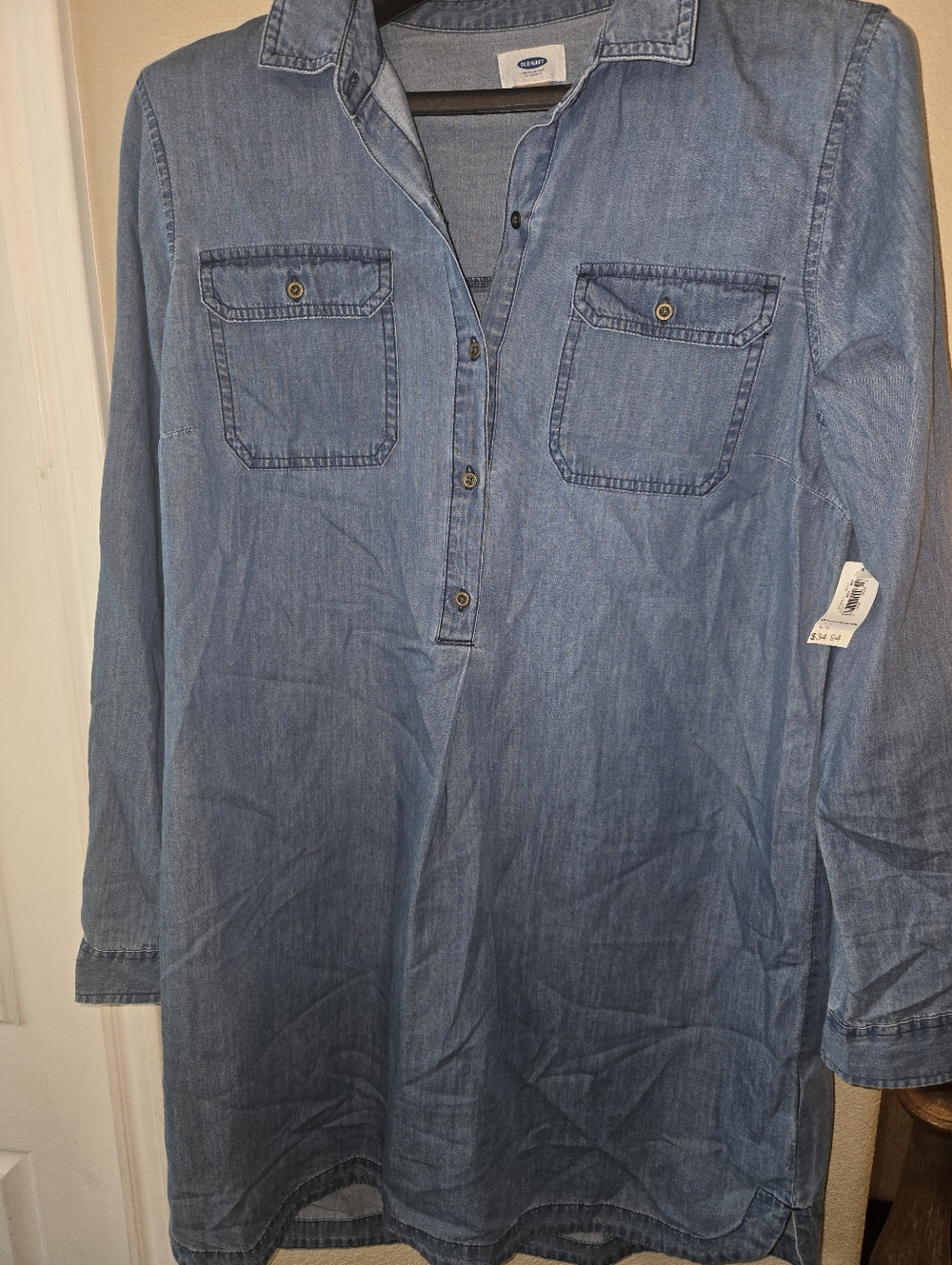 Old Navy Classic Denim Shirt - Light Blue